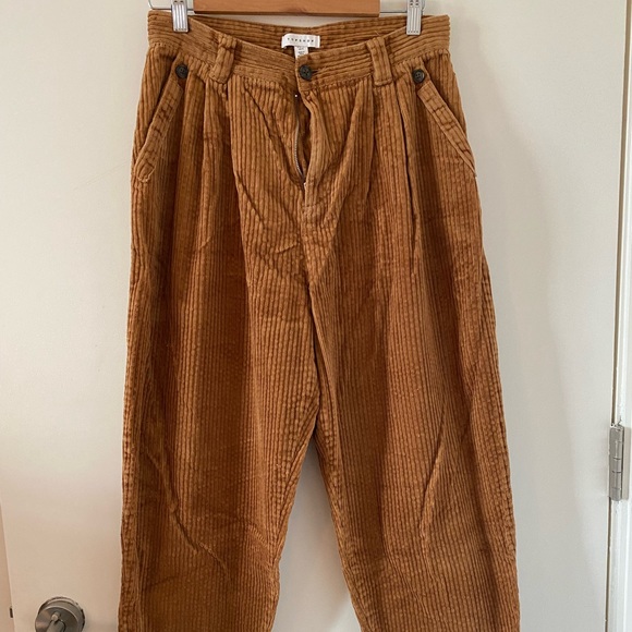Topshop Casual Corduroy Peg Trousers 